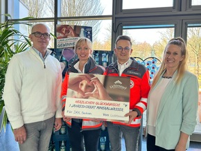 Lichtenauer spendet 23.000 Liter Mineralwasser an vier soziale Organisationen in Sachsen