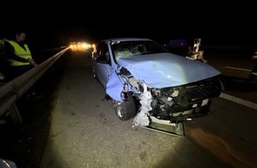 Autobahnpolizeiinspektion: API-TH: Unfall unter Alkoholeinfluss auf der A 4 bei Wandersleben!