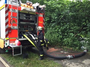 FW-D: Hochwasser in Isselburg [Kreis Borken]
Feuerwehr Düsseldorf unterstützt die Einsatzkräfte vor Ort