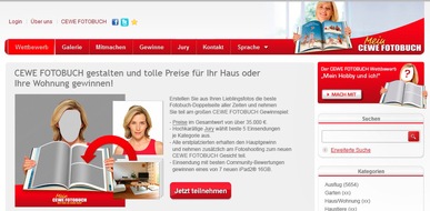 CeWe Color AG & Co. OHG: Start des Online-Wettbewerbs "Europas beliebtestes Fotobuch. Meins auch." / CEWE FOTOBUCH: Mitmachen, gewinnen und eines der Gesichter für die Hobby-Kampagne werden