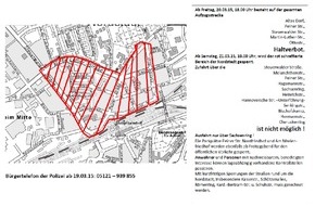 Polizeiinspektion Hildesheim: POL-HI: Bürgerinformation zur Verkehrssituation am Freitag, 20.3. und Samstag 21.03.2015 anlässlich versammlungsrechtlicher Aktionen in Hildesheim, Nordstadt.