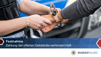 Bundespolizeiinspektion Ludwigsdorf: BPOLI LUD: In G&ouml;rlitz 2024 ohne Fahrschein gefahren: Jetzt Haftbefehl abgewendet