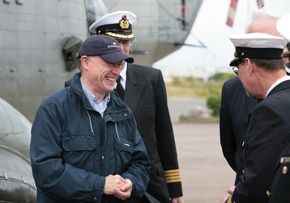 Bundespräsident Horst Köhler besucht die Deutsche Marine