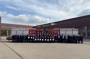 Feuerwehr Dorsten: FW-Dorsten: Neue Brandmeister verstärken die Feuerwehr Dorsten