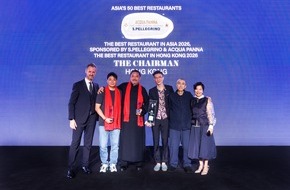 Hong Kong Tourism Board: Hongkong bleibt Asiens kulinarische Nummer 1 - The Chairman und Wing f&uuml;hren Asia's 50 Best Restaurants 2026 an