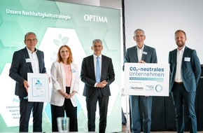 OPTIMA packaging group GmbH: Netto-Klimaneutralität an deutschen Standorten im Jubiläumsjahr von OPTIMA