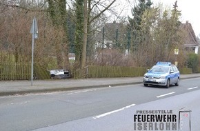 Feuerwehr Iserlohn: FW-MK: Verkehrsunfall