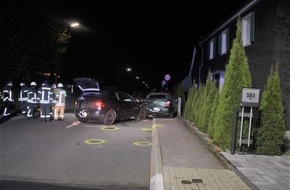Polizei Rheinisch-Bergischer Kreis: POL-RBK: Burscheid - Unfall unter Alkoholeinfluss - 15.000 Euro Schaden