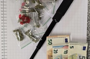 Bundespolizeidirektion Sankt Augustin: BPOL NRW: Minderjähriger mit Cannabis und Teleskopschlagstock - Bundespolizei weist auf Allgemeinverfügung hin