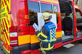 Feuerwehr Dresden: FW Dresden: Kellerbrand in Mehrfamilienhaus - mehrere Personen verletzt