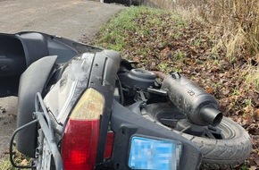 Polizei Minden-Lübbecke: POL-MI: Polizei stoppt flüchtigen Rollerfahrer