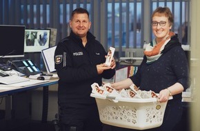 Polizeiinspektion Güstrow: POL-GÜ: Katholische und Evangelische Polizeiseelsorge beschenkt Kolleginnen und Kollegen der Landespolizei M-V