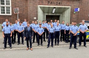 Polizeipräsidium Hamm: POL-HAM: Polizeianwärterinnen und Polizeianwärter starten ihr Praktikum bei der Polizei Hamm