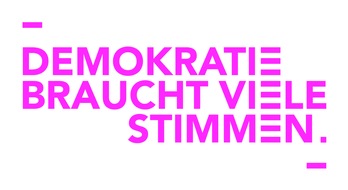 BDZV - Bundesverband Digitalpublisher und Zeitungsverleger e.V.: "Demokratie braucht viele Stimmen": Journalistische Medien starten gemeinsame bundesweite Aktion zur Bedeutung professioneller Berichterstattung