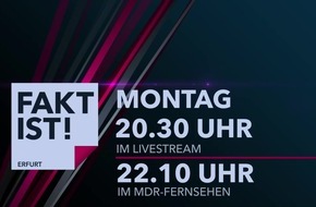 MDR-Talk "Fakt ist!" aus Erfurt zum Thema: / "Der Koalitionsvertrag im Bürgercheck"
