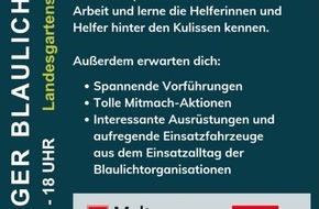 Polizeipr&auml;sidium Aalen: POL-AA: Ellwangen: Einladung zum Blaulichttag auf der Landesgartenschau