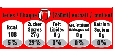 Coca-Cola Schweiz GmbH: Coca-Cola erleichtert Information über Nährwerte mit neuen Etiketten