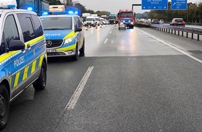 Feuerwehr Oberhausen: FW-OB: Verkehrsunfall auf der BAB A3: Zwei Verletzte