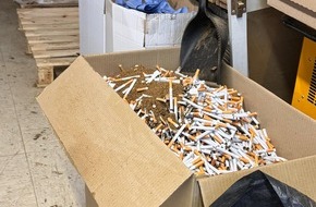Zollfahndungsamt Essen: ZOLL-E: Staatsanwaltschaft Düsseldorf und Zollfahndung Essen durchsuchen industrielle Zigarettenproduktion