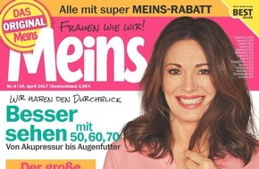 Bauer Media Group, Meins: Iris Berben ist die Frau 50plus mit dem größten Sex-Appeal - vor Veronica Ferres und Andrea Berg
