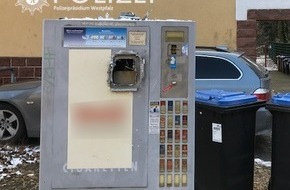 Polizeipräsidium Westpfalz: POL-PPWP: Automat aufgebrochen