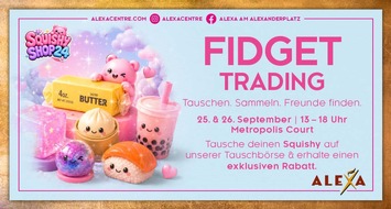 B.C Neumann PR: Fidget Trading: ALEXA l&auml;dt zu Squishy-Tauschb&ouml;rse ein