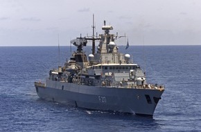 Presse- und Informationszentrum Marine: Fregatte "Bayern" wird Flaggschiff bei der
Operation "Atalanta"