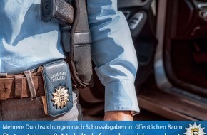 Landeskriminalamt Baden-Württemberg: LKA-BW: Gemeinsame Pressemitteilung der Staatsanwaltschaft Stuttgart und des LKA BW: nach Schussabgaben im öffentlichen Raum weitere Durchsuchungsbeschlüsse vollstreckt