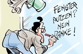 Bundesgeschäftsstelle Landesbausparkassen (LBS): Vermieter als Fensterputzer / Auch aus einer zeitweisen Übernahme der Arbeiten entsteht kein Gewohnheitsrecht