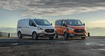 Ford Motor Company Switzerland SA: Hart im Nehmen, schick zum Ansehen: Die neuen Transit- und Custom-Ausstattungslinien Trail und Active