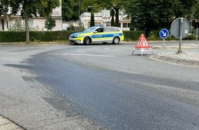 Polizeiinspektion Hildesheim: POL-HI: Dieselspur erfordert größeres Aufgebot von Feuerwehr und Polizei