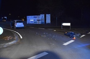 Kreispolizeibehörde Herford: POL-HF: Mopedfahrer bei Unfall verletzt- Vorrang missachtet