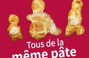 Pro Infirmis Schweiz: " Tous de la même pâte " : le 3 décembre, Pro Infirmis promeut l'inclusion en Suisse à l'aide de bonshommes en pâte différents