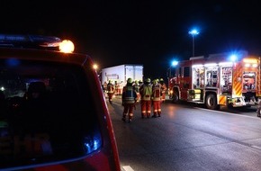 Kreisfeuerwehrverband Segeberg: FW-SE: Tödlicher Verkehrsunfall auf der BAB 7