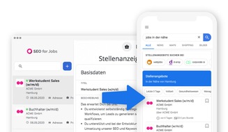 SEO for Jobs: Die einfache Benutzeroberfläche für Google for Jobs