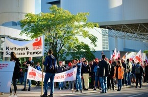 IGBCE Industriegewerkschaft Bergbau, Chemie, Energie: Warnstreik bei der LEAG: 2500 Beschäftigte legen Arbeit nieder