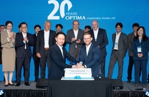 OPTIMA packaging group GmbH: OPTIMA Korea celebrates 20th anniversary