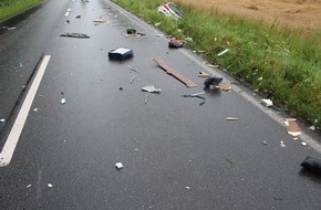 Polizei Coesfeld: POL-COE: Senden, B235/ Sieben Verletzte bei Unfall