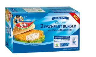 iglo Deutschland: Einmalig in den Tiefkühlregalen: iglo begeistert Burger-Fans mit neuem Käpt'ns Fischfilet Burger (FOTO)