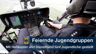Bundespolizeidirektion München: Bundespolizeidirektion München: Mehrere Jugendgruppen auf Bahngelände beschäftigen Münchner Bundespolizei