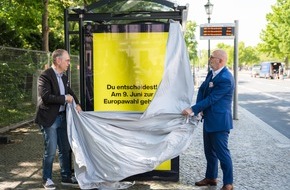 Philip Morris GmbH: GO VOTE: Philip Morris Deutschland und Außenwerber Wall rufen gemeinsam zur Europawahl auf