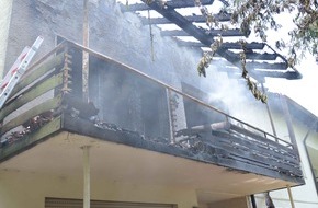 Kreisfeuerwehrverband Calw e.V.: KFV-CW: Zwei Wohnungen in Nagold ausgebrannt
