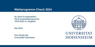 Universität Hohenheim: Europawahl: Auch 2024 sind Wahlprogramme oft unverständlich