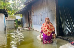 Aktion Deutschland Hilft e.V.: Flut Bangladesch: Überschwemmungen treffen krisengeschütteltes Land / Regenfälle haben besonders den Süden des Landes getroffen / Hilfsorganisationen von "Aktion Deutschland Hilft" leiten Nothilfe ein