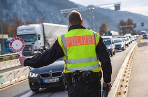 Bundespolizeidirektion München: Bundespolizeidirektion München: Schleuserfahrten beendet - Bundespolizei stoppt mutmaßliche Schleuser bei Grenzkontrollen