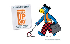 Comunicato stampa: &laquo;Globi si d&agrave; da fare: questa figura di culto svizzera s'impegna contro il littering&raquo;