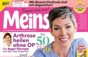 Bauer Media Group, Meins: Schauspielerin Cheryl Shepard, 53, in "Meins": "Es ist nie zu spät, guten Sex zu erleben"