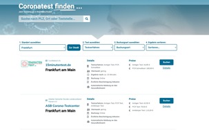 BG Event Service: +++ Neues Coronatest-Vergleichsportal - Eine Innovation zur Bekämpfung der Corona Pandemie +++