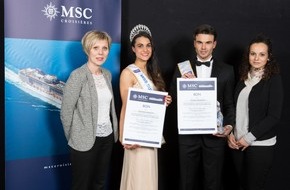 MSC Kreuzfahrten: MSC Kreuzfahrten präsentiert Miss und Mister Suisse romande 2015 (BILD)