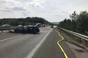 Polizeidirektion Trier: POL-PDTR: Schwerer Verkehrsunfall auf der BAB 64